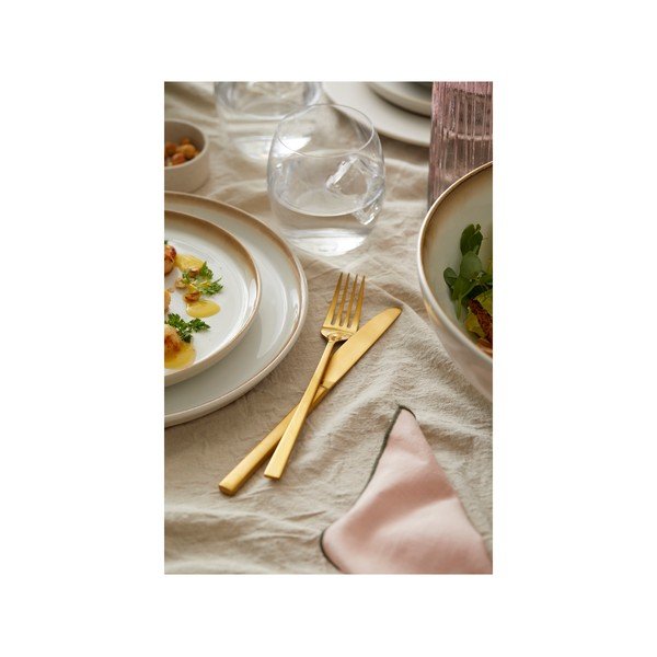 Medeninast jeklen pribor 16 ks Brass – Bitz-image-4