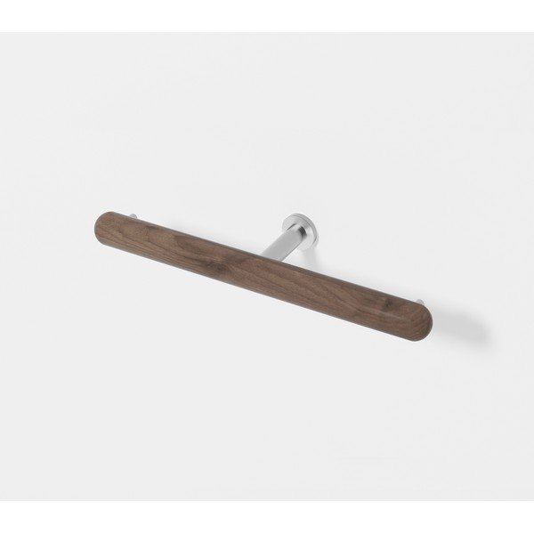 Stenski nosilec toaletnega papirja iz orehovega lesa Wireworks Yoku Walnut-image-2