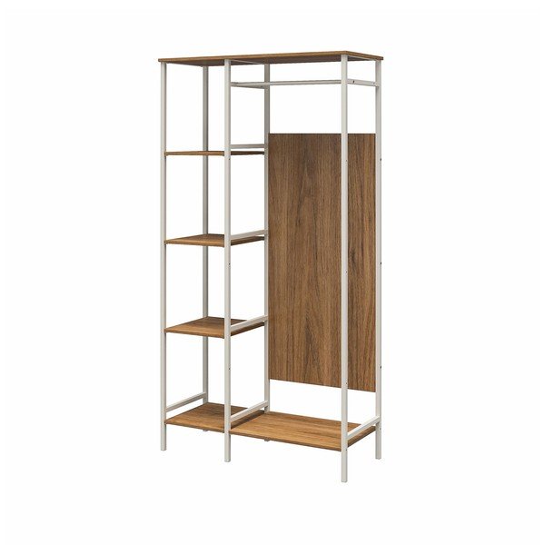 Garderobna omara iz orehovega dekorja 95x180 cm Modine - Støraa-image-4