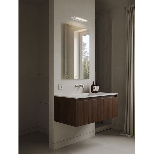 Mat bela aluminijasta LED stenska svetilka Livo – Nova Luce-image-1
