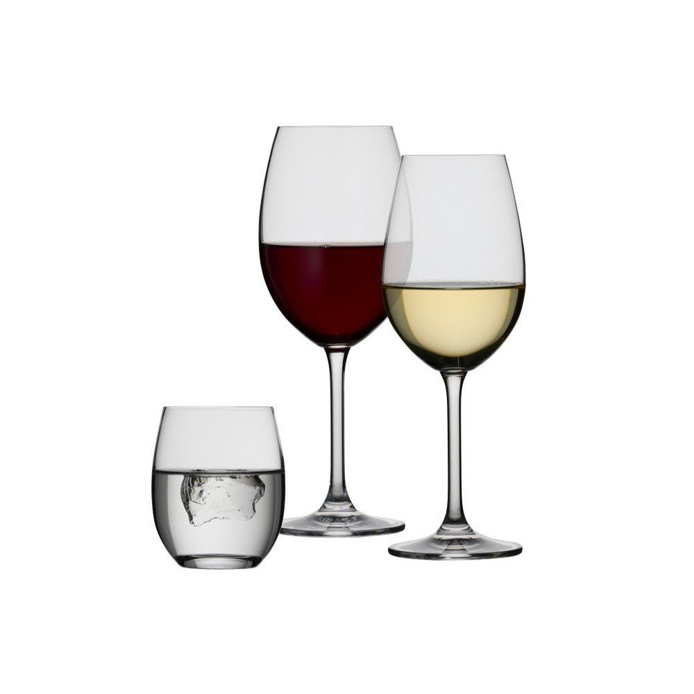 Kristalni
 kozarci v kompletu 18 ks za vino Juval
