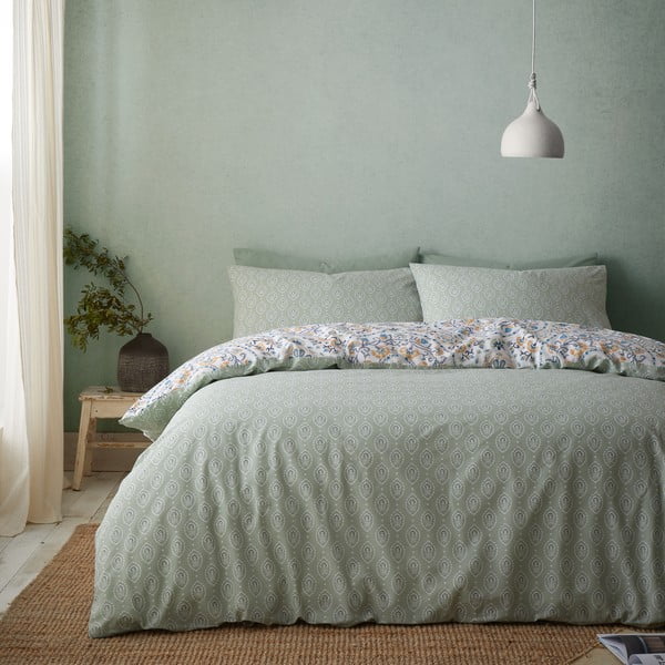 Enojna posteljnina 135x200 cm Safiya Mandala – Pineapple Elephant-image-1