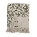 Zelena/kremno bela odeja 130x160 cm Maribelle – Bloomingville