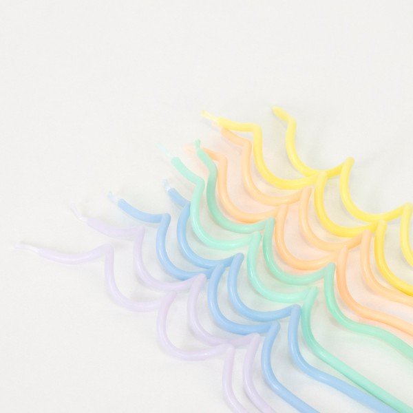 Svečke za torto v kompletu 20 ks Swirly – Meri Meri-image-2