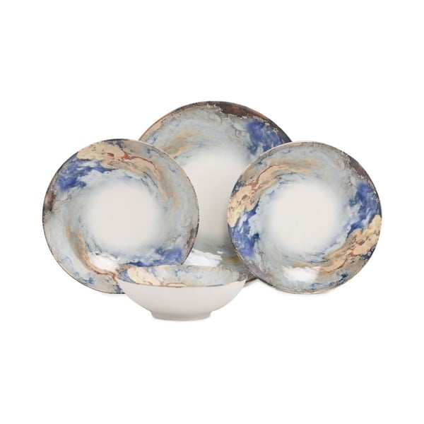 Jedilni set iz porcelana 24 kos Abstract - Güral Porselen-image-2