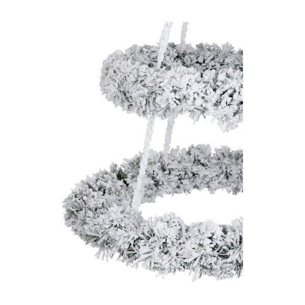 Bela viseča božična dekoracija J-Line Wreath-image-1