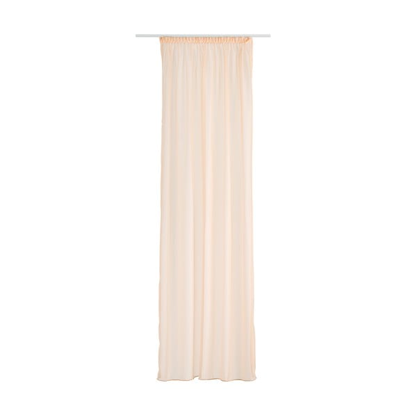 Rožnato-oranžna prosojna zavesa 140x245 cm Voile – Mendola Fabrics