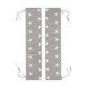 Sivo-bež prevleke za otroško vrtno garnituro v kompletu 2 ks 18x90 cm Little Stars – Roba