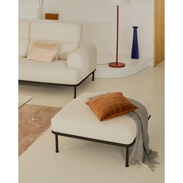 Bež sedežna garnitura iz šenilje 234 cm Aurum – Kave Home-image-4