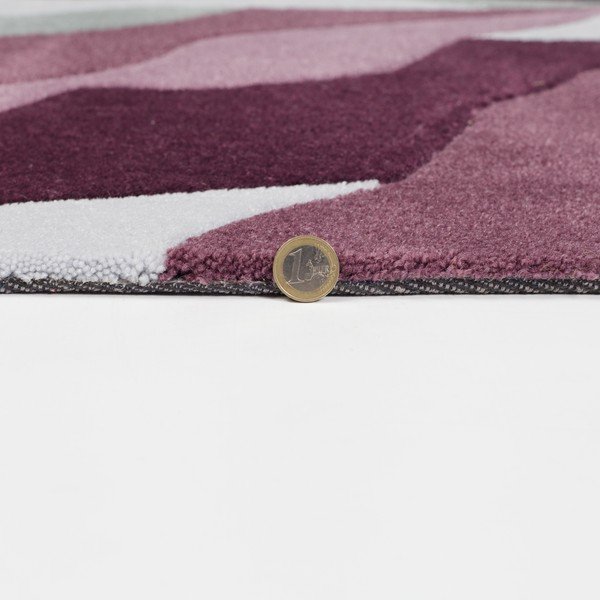 Siva in vijolična preproga Flair Rugs Splinter Purple, 120 x 170 cm-image-1