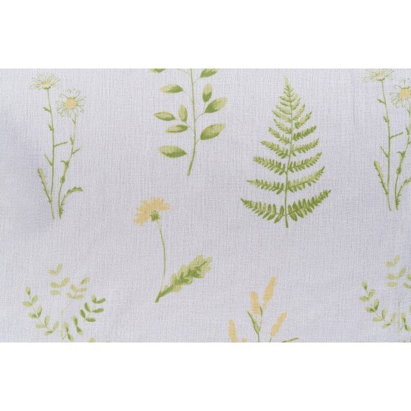 Bela/zelena prosojna zavesa 140x245 cm Caledonia – Mendola Fabrics-image-4