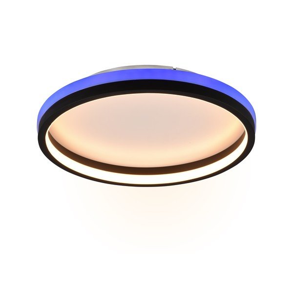 Mat črna LED stropna svetilka z daljinskim upravljalnikom ø 39 cm Hiko – Reality-image-4