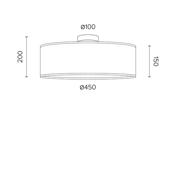 Stropna svetilka v češnjevem furnirju Sotto Luce TSURI XL, ø 45 cm-image-2