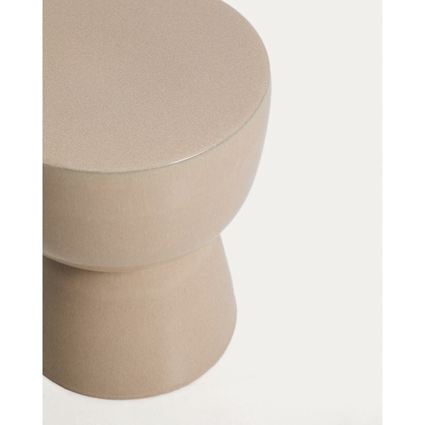 Keramična okrogla vrtna mizica 36x36 cm Mesquida – Kave Home