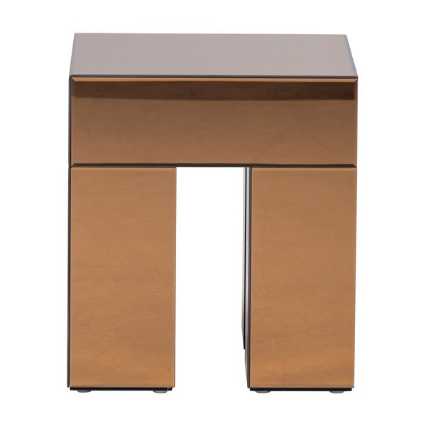 Stranska mizica v sijajnem dekorju 45x45 cm Mirrox – WOOOD-image-2