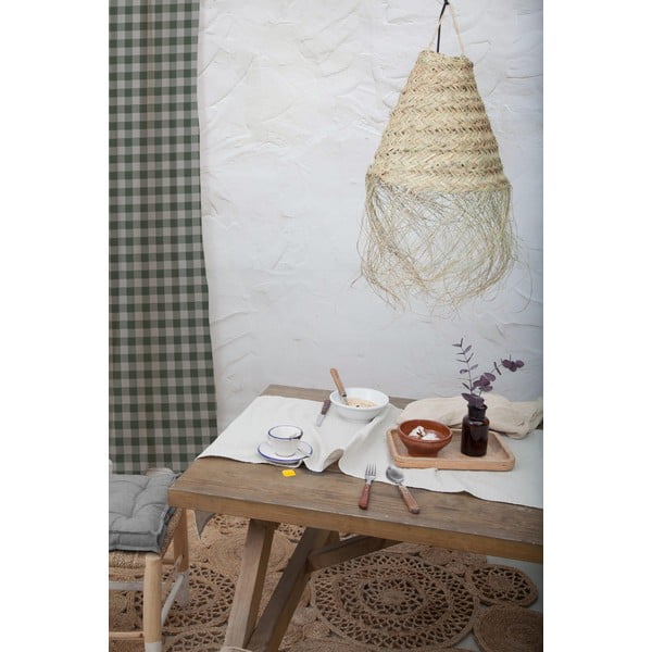 Zelena zavesa Really Nice Things Cortina Hogar Green Vichy-image-1