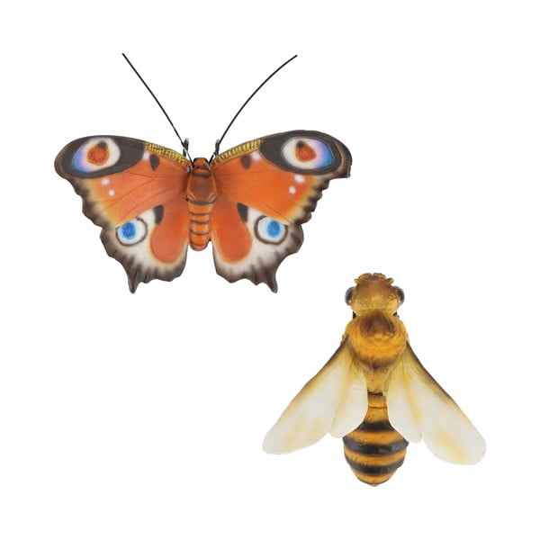 Vrtne figurice iz poliresina v kompletu 2 ks Butterfly – Esschert Design