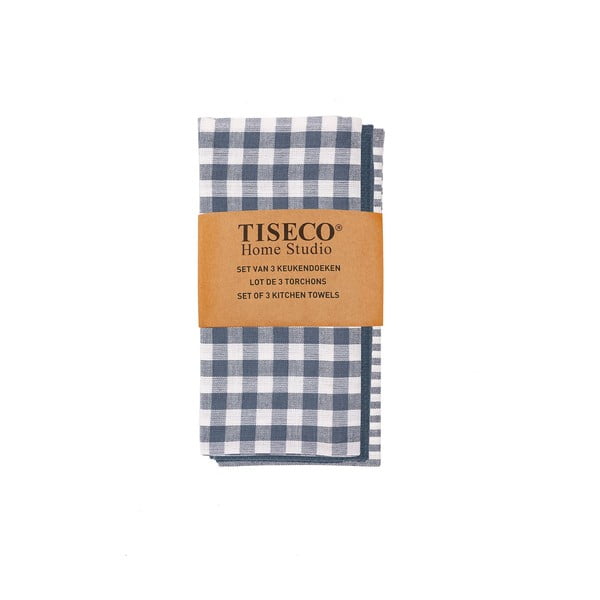 Bombažne brisače v kompletu 3 kos 70x50 cm Lines - Tiseco Home Studio-image-1
