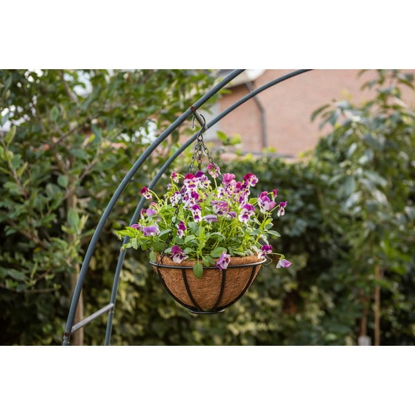 Viseča kovinska košara Esschert Design Flower, ⌀ 25,2 cm-image-1