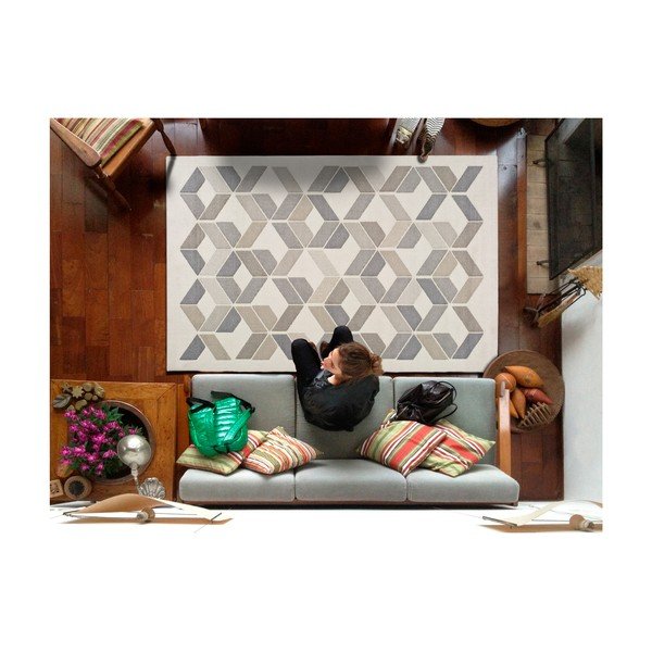 Siva preproga Universal Kerala Cusmo Grey, 80 x 150 cm-image-1