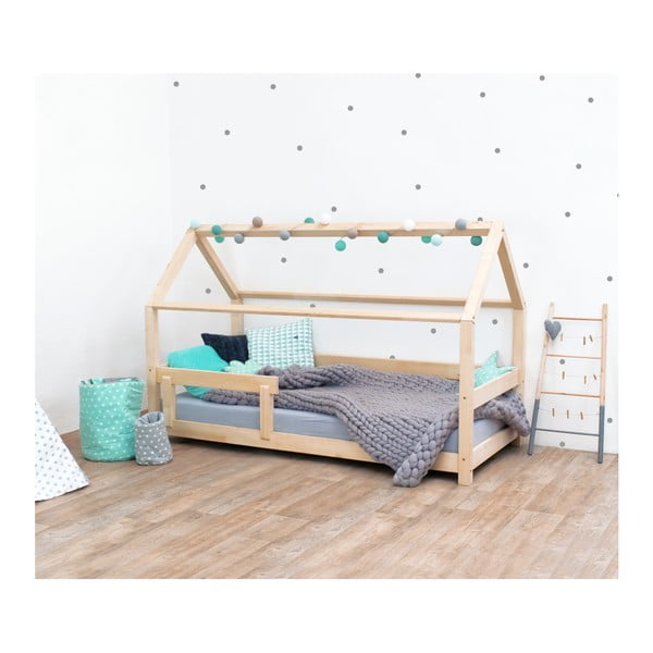 Otroška postelja Benlemi Tery s stranicami iz smrekovega lesa, 120 x 80 cm