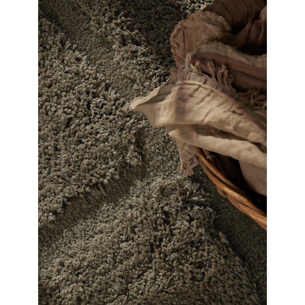 Kaki zelena ročno tkana okrogla preproga ø 200 cm Lambeth Jasper – Ted Baker-image-2