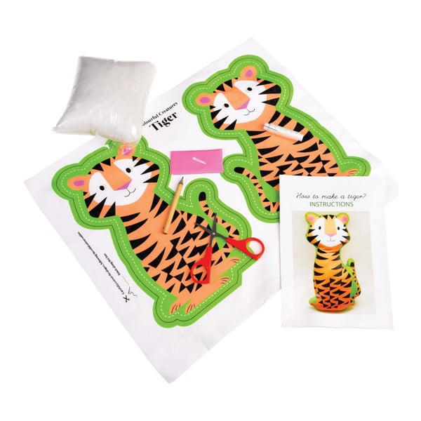 Komplet za šivanje plišaste igrače Rex London Tiger-image-3