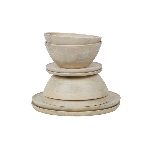 Pladenj iz mangovega lesa BePureHome, ø 25 cm-image-1