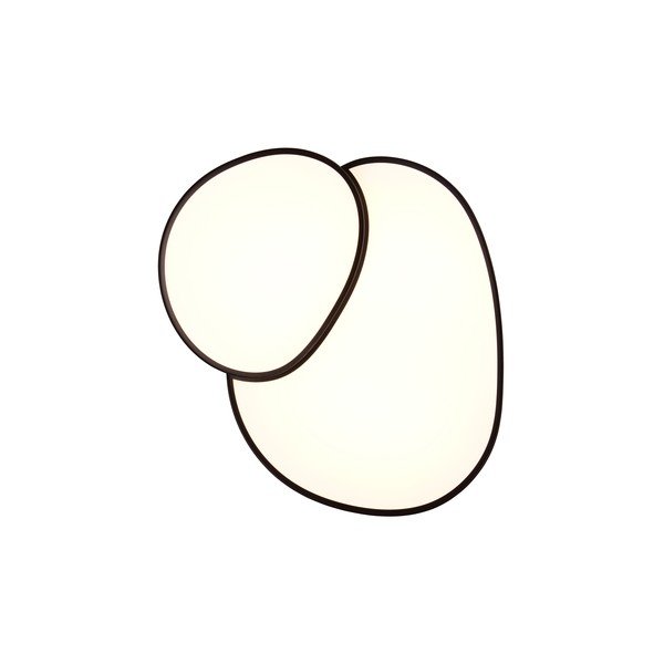 Črna LED stropna svetilka 63.5x77 cm Rise – Trio-image-1