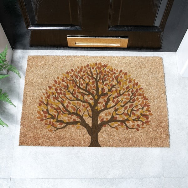 Predpražnik iz kokosovih vlaken 40x60 cm Autumnal Tree of Life – Artsy Doormats-image-2