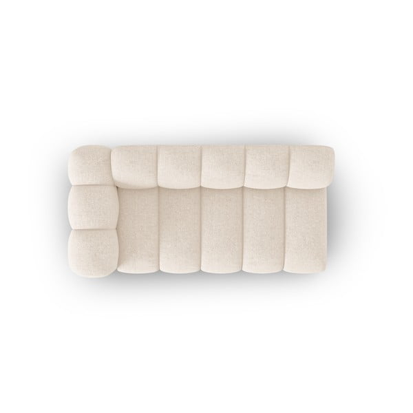 Kremno bel modul za sedežno garnituro (levi kot) Lupine – Micadoni Home-image-3
