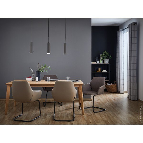 Črna LED zatemnitvena viseča svetilka Stina – Fischer & Honsel-image-4