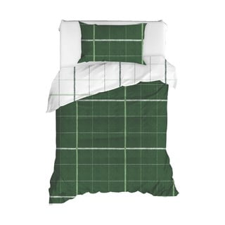 Bombažna posteljnina za enojno posteljo Mijolnir Maya Green, 140 x 200 cm