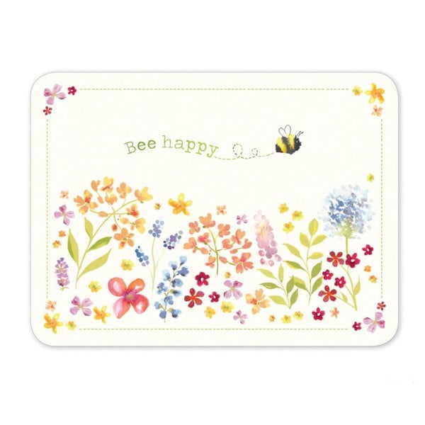 Pogrinjek iz plute 4 kos 29x21 cm Bee Happy - Cooksmart ®