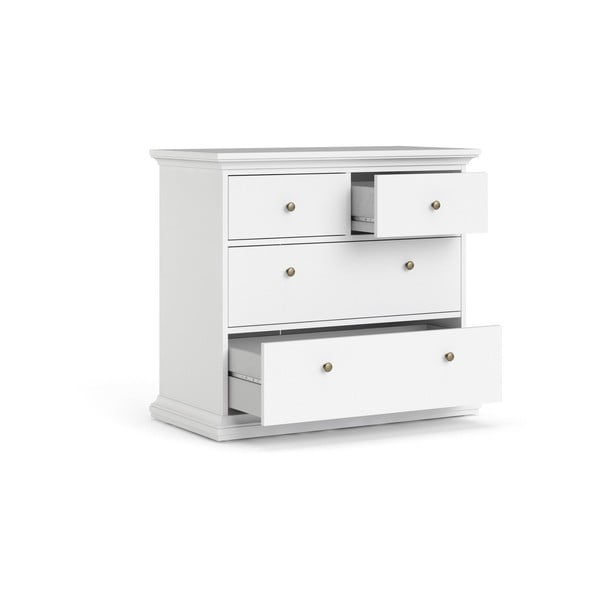 Bela nizka komoda 96x87 cm Paris – Tvilum-image-4