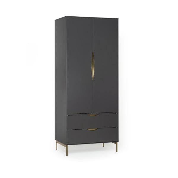 Siva garderobna omara Woodman Kobe-image-3