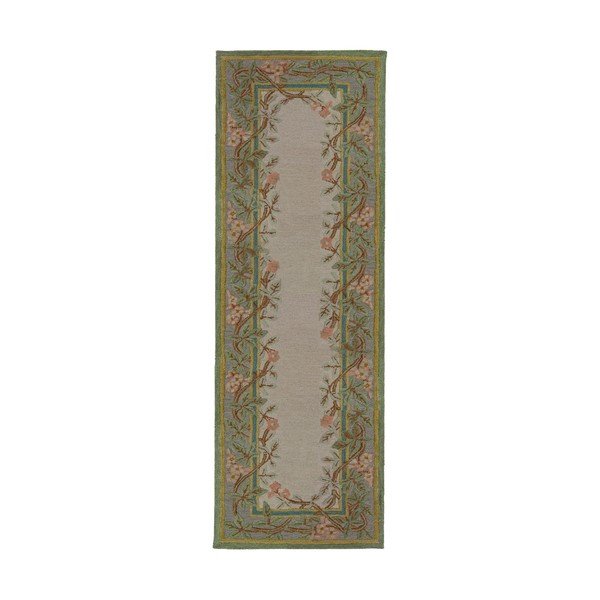Ročno tkan volnen tekač 80x300 cm Verona Floral  – Flair Rugs