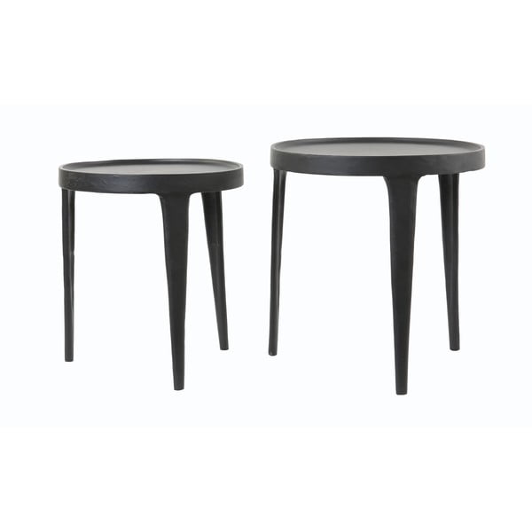 Okrogle stranske mizice v kompletu 2 ks ø 43 cm Tobias – Light & Living-image-2