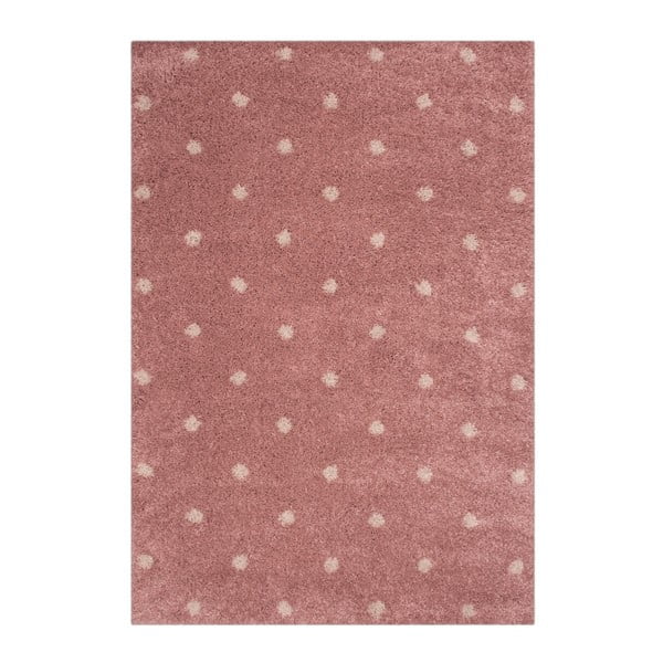Otroška roza preproga Zala Living Dots, 120 x 170 cm