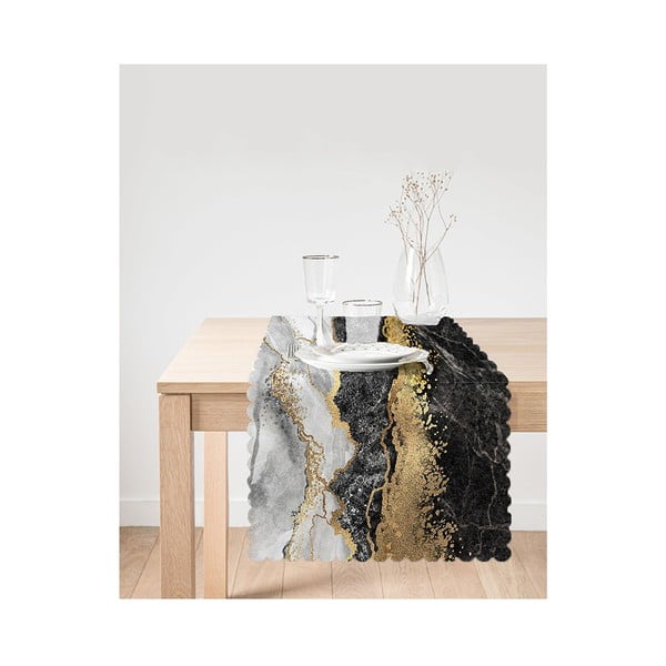 Namizni tekač 40x130 cm Marble – Minimalist Cushion Covers-image-1