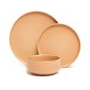 18-delni opečnato oranžni lončeni set posode Bonami Selection Malia