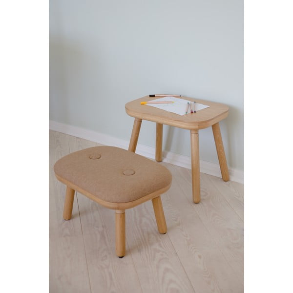 Stolček v naravni barvi/svetlo rjav Paff Low – UMAGE-image-1