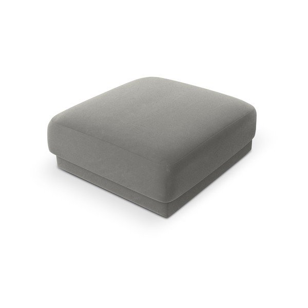 Siv žameten tabure Miley  – Micadoni Home-image-4