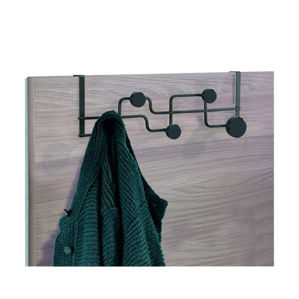 Črn obešalnik za vrata 50 cm Anya – Tomasucci-image-2