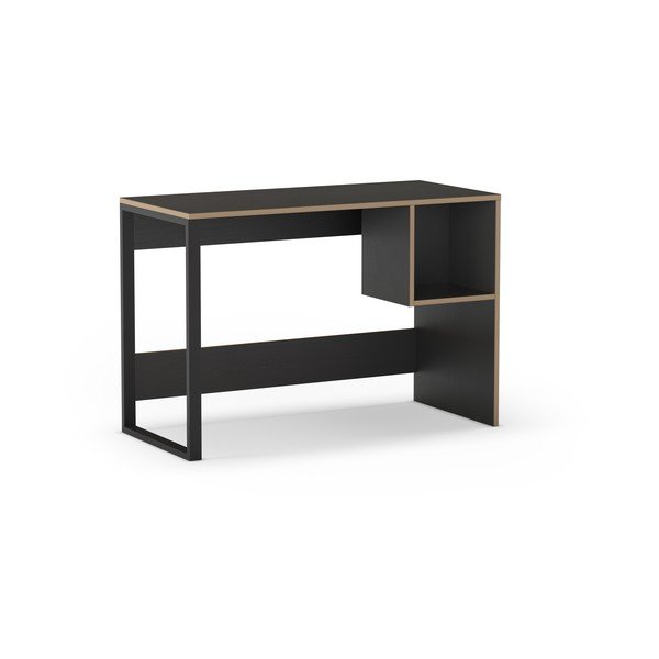 Pisalna miza s črno mizno ploščo 50x110 cm Lyly – Marckeric-image-2