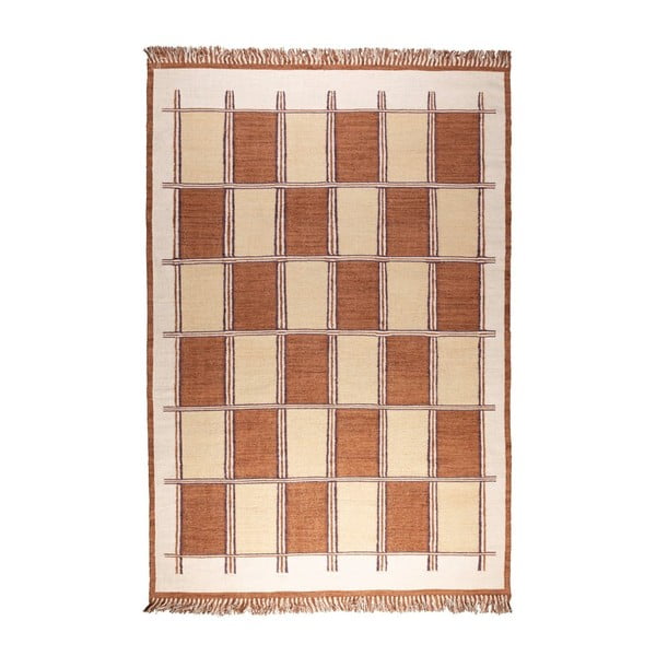 Bombažna preproga v barvi terakote 200x300 cm Gambit – Dutchbone