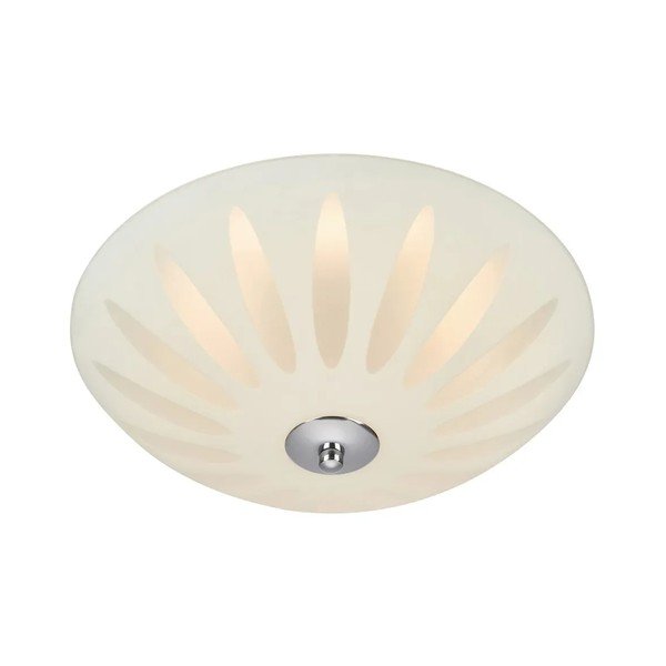 Bela stropna svetilka s steklenim senčilom Petal – Markslöjd-image-2