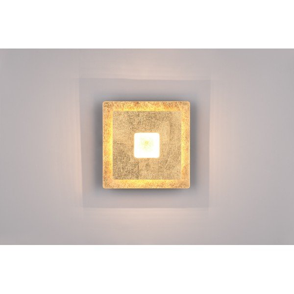 LED stenska svetilka v zlati barvi Leano – Trio-image-2