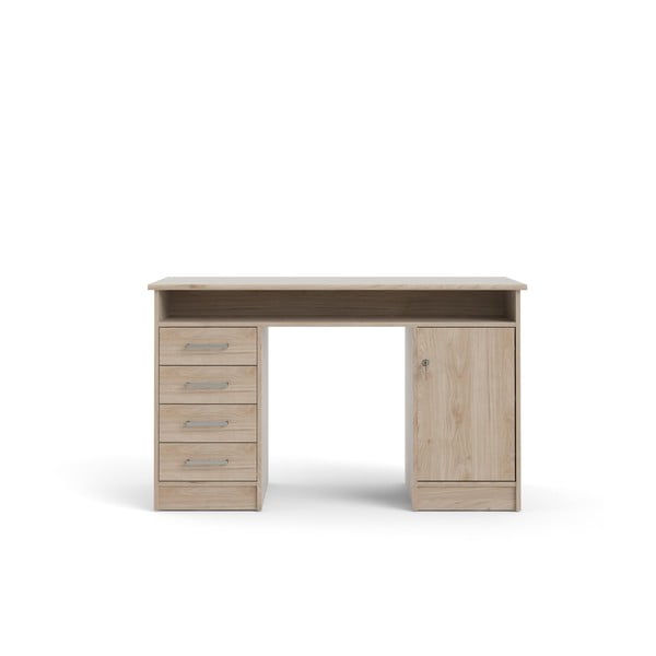 Pisalna miza iz hrastovega lesa Tvilum Function Plus