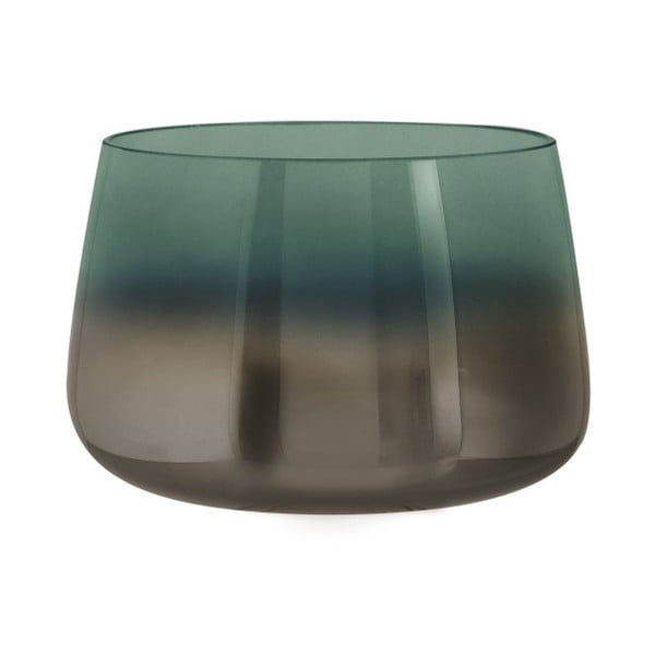 Vaza iz zelenega stekla PT LIVING Naoljena, višina 10 cm